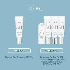 Aspect Sun Hydrating Face SPF 50+ -Care Product Shop aspectsunscreen