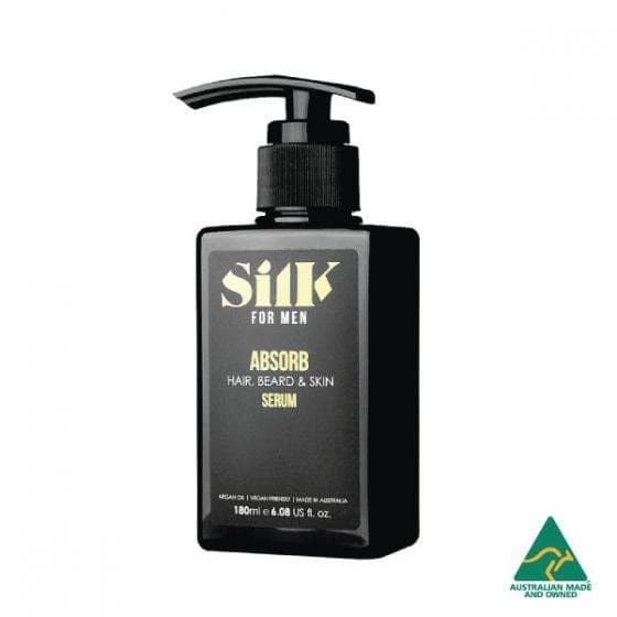 Silk For Men Absorb Hair, Beard & Skin Serum 3 Silk For Men Absorb Hair, Beard & Skin Serum